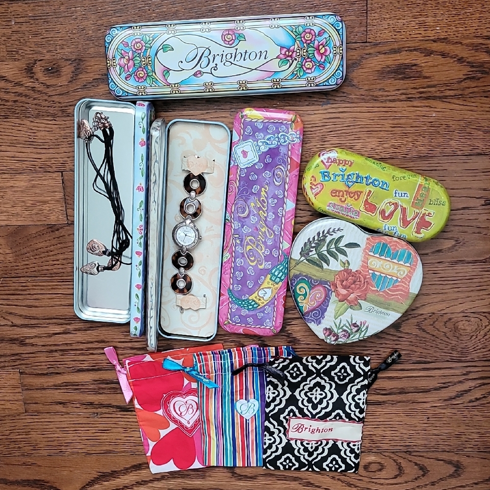 Brighton Watch, Necklace and Tin Collection